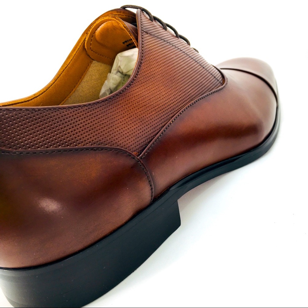 Steve Madden Private Lace-Up Men's Leather Oxfords - Picture 14 of 16